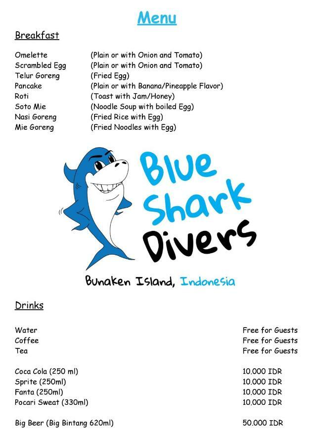 Blue Shark Divers บูนาแกน ภายนอก รูปภาพ